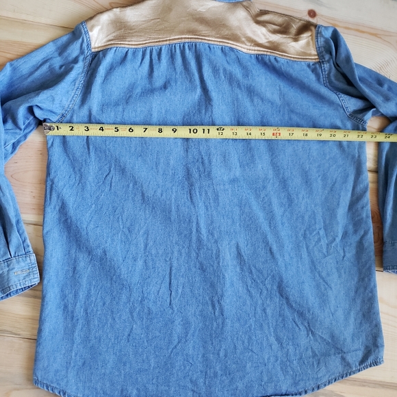 Cache Vntg Western Denim women's shirt - Picture 8 of 8